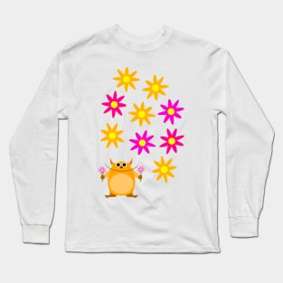 Flower Monster Long Sleeve T-Shirt